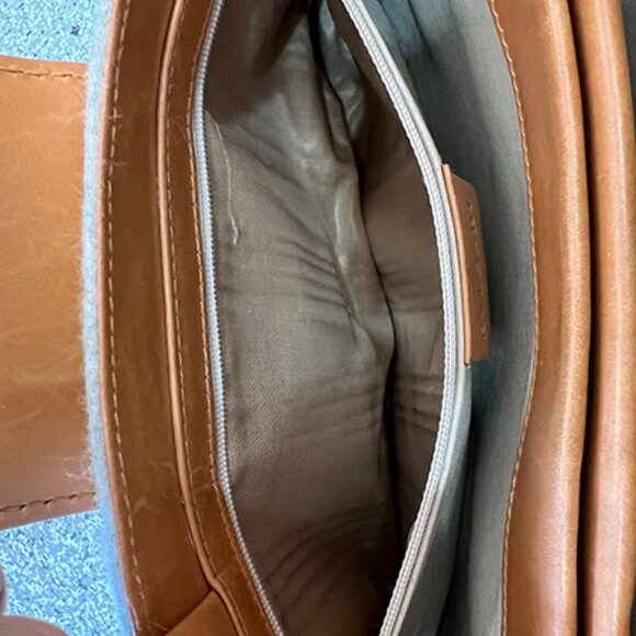 Authentic Bvlgari Grey Wool Shoulder Satchel Handbag - Picture 10 of 15